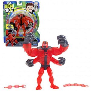 Quatro Braços Vermelho Figuras De Ação Ben 10 Sunny