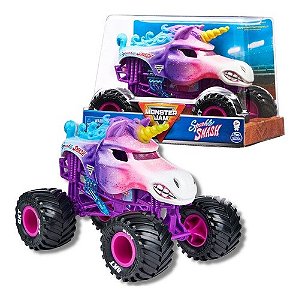 Carro Monster Jam Sparkle Smash True Metal 1:24 - Sunny 2022