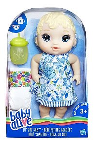 Boneca Baby Alive Hora do Xixi Loira Hasbro E0385