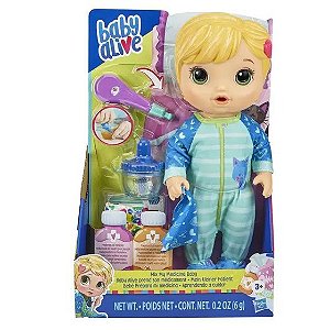 Boneca Baby Alive Aprendendo a Cuidar Loira Hasbro E6937