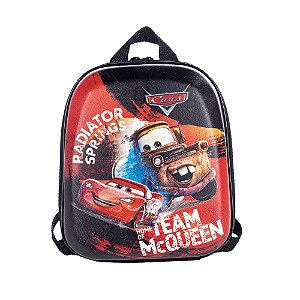 Mochila Escolar P Team Mcqueen Cars Maxtoy