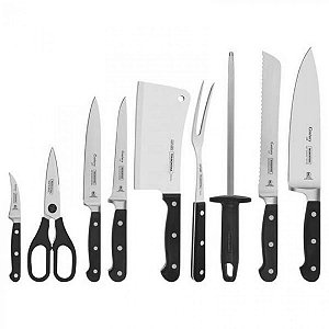 Kit Chef Inox Century 10 peças TRAMONTINA