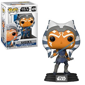 Boneco Funko Pop Star Wars Mandaloriano Ahsoka Sabers 464