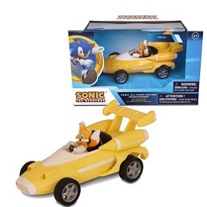 Sonic Tails Carrinho Pull Back Racing Transformed - Fun