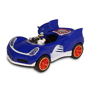 Carro Knuckles Pull Back - Sonic - Vermelho - Fun
