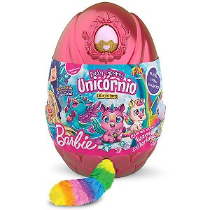Barbie Ovo Baby Unicornio De Pelucia Grande F00667 - Fun
