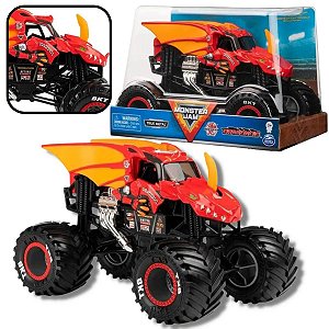 Veículo Monster Jam 1:24 Collector Dragonoid Bakugan Vermelho 2753 Sunny