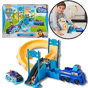 Pista Paw Patrol Patrulha Canina Chase Rescue Set Sunny