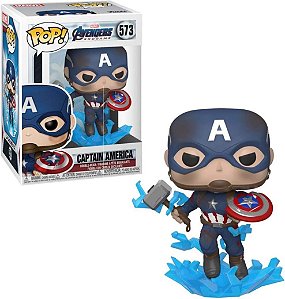 Funko Pop! Marvel Endgame Capitão América C/ Escudo Quebrado #573