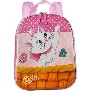 Mochila Escolar Pequena Gata Marie Maxtoy