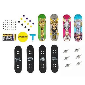 Tech Deck Skate de Dedo Ultra Pack com 4 Finesse Sunny 2891