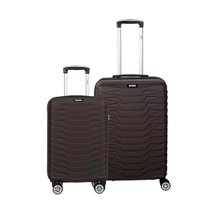 Malas Para Viagem Ibiza Em Abs Tamanho P e M Bronze Isiway