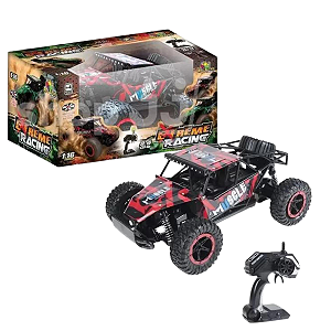 Carro de Controle Remoto 1:16 Extreme Racing Vermelho Zein
