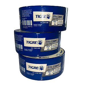 Fita Crepe 48mm X 50m com 3 un. Tigre