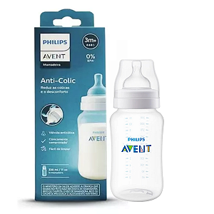 Mamadeira Anti-colic 330ml Transparente Philips Avent