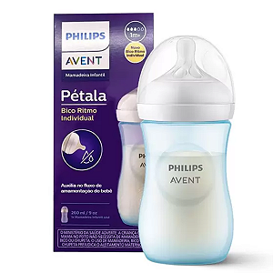 Mamadeira Pétala 3.0 260ml Azul Philips Avent
