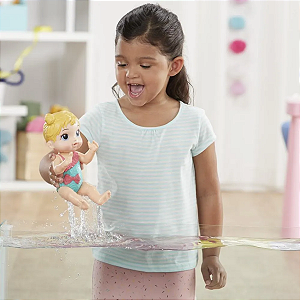 Boneca Baby Alive Banhos Carinhosos Loira Hasbro E8716