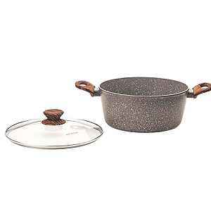Caçarola Cerâmica 24cm Mimo Style Cook Grafito