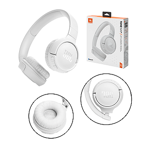 Fone de Ouvido Sem Fio JBL Tune 520BT Branco