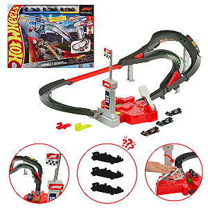 Pista Hot Wheels Racing Circuito de Corrida Fórmula 1 Mattel