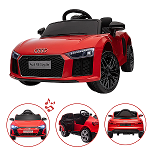 Carro Elétrico Audi E-Tron Sportback 12V Vermelho Zippy Toys