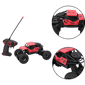 Carrinho Controle Remoto Monster Truck Vermelho Zippy Toys