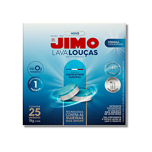 Jimo Lava-Louça Pastilha 25 unidades
