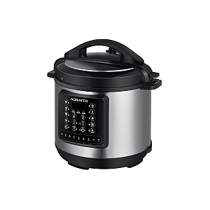 Panela De Pressão Digital  Multifunções Inox 6l Agratto