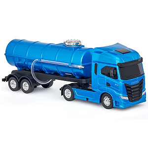 Caminhão Miniatura Toco Tanque Iveco S-way 1:20