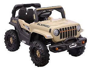 Carro Elétrico JEEP Off Road Bege12V