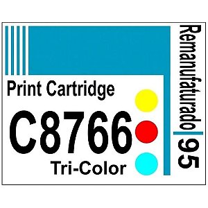 Etiqueta para Cartucho HP95 Color (C8766) - 10 unidades