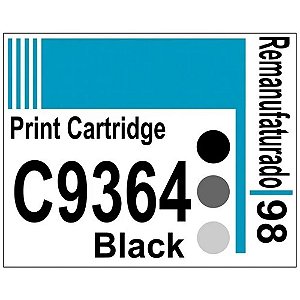 Etiqueta para Cartucho HP98 Black (C9364) - 10 unidades