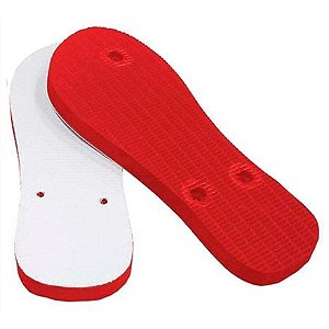 Chinelo com Tecido para Personalizar com Sublimação - Vermelho (Sem Tiras)  - Tintas para Impressora, Materiais para Serigrafia e Insumos para  Sublimação! Compre Aqui com o Melhor Preço