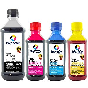 Tinta Corante InkPrinter para HP Série 7000, 8000 (1.250ml)