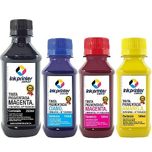 Tinta Pigmentada InkPrinter para Impressora HP Série 7000, 8000 (550ml)