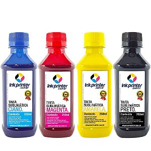 Tinta Sublimática InkPrinter Para Sublimação (4x250ml)