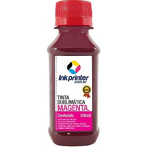 Tinta Sublimática InkPrinter Magenta Para Sublimação (100ml)