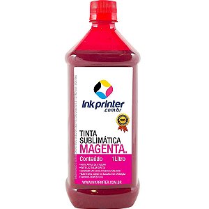 Tinta Sublimática InkPrinter Magenta Para Sublimação (1 litro)