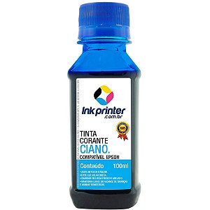 Tinta Corante InkPrinter Ciano para Impressora Epson (100ml)