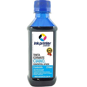 Tinta Corante InkPrinter Ciano para Impressora Epson (250ml)