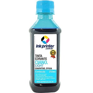 Tinta Corante InkPrinter Ciano Light para Impressora Epson (250ml)