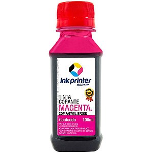 Tinta Corante InkPrinter Magenta para Impressora Epson (100ml)