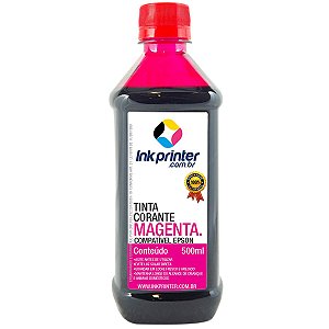 Tinta Corante InkPrinter Magenta para Impressora Epson (500ml)