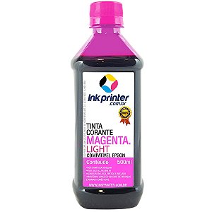 Tinta Corante InkPrinter Magenta Light para Impressora Epson (500ml)