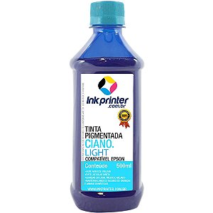 Tinta inkPrinter Ciano Light Pigmentada para Impressora Epson (500ml)