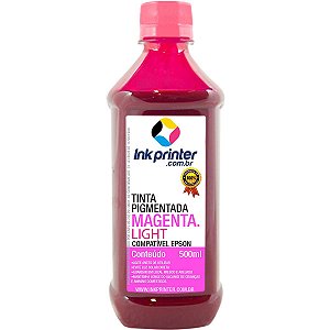 Tinta InkPrinter Magenta Light Pigmentada para Impressora Epson (500ml)