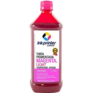 Tinta InkPrinter Magenta Light Pigmentada para Impressora Epson (1 litro)