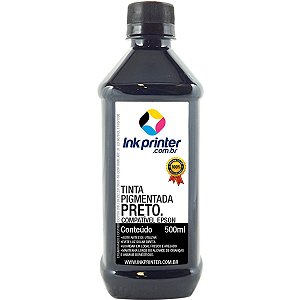 Tinta InkPrinter Preta Pigmentada para Impressora Epson (500ml)