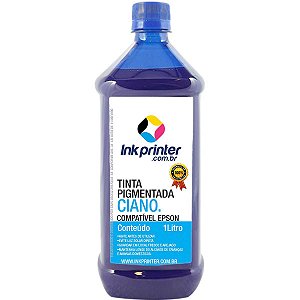 Tinta InkPrinter Ciano Pigmentada para Impressora Epson (1 litro)