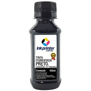 Tinta Pigmentada InkPrinter Preta para Impressora HP Série 7000, 8000 (100ml)